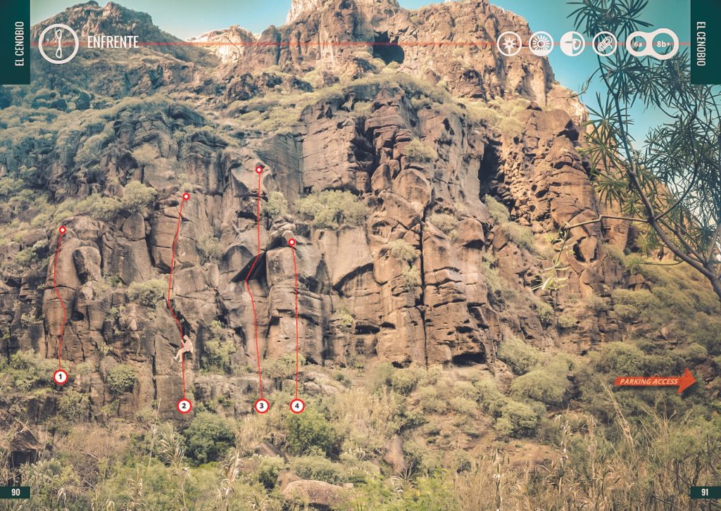 Cenobio Climbing topos