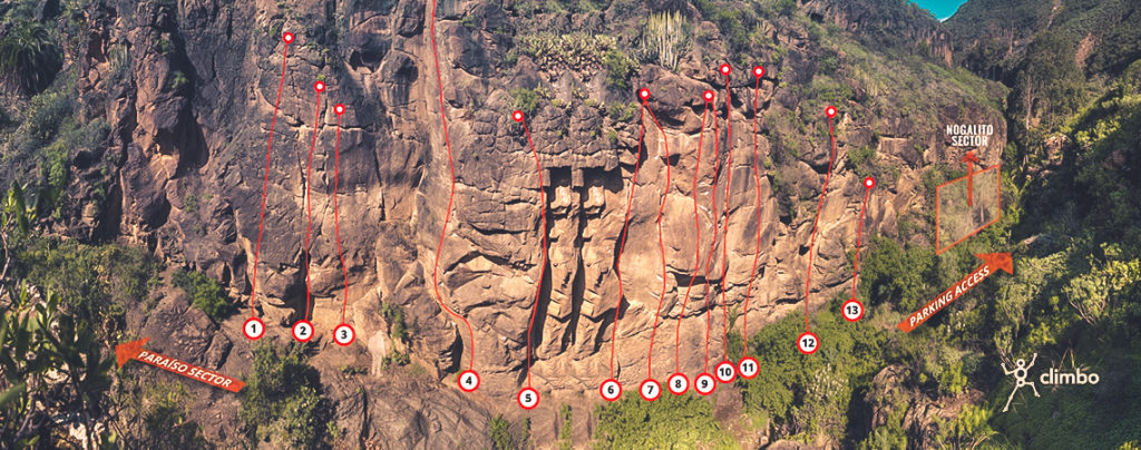 Moya Climbing Topos Solajero
