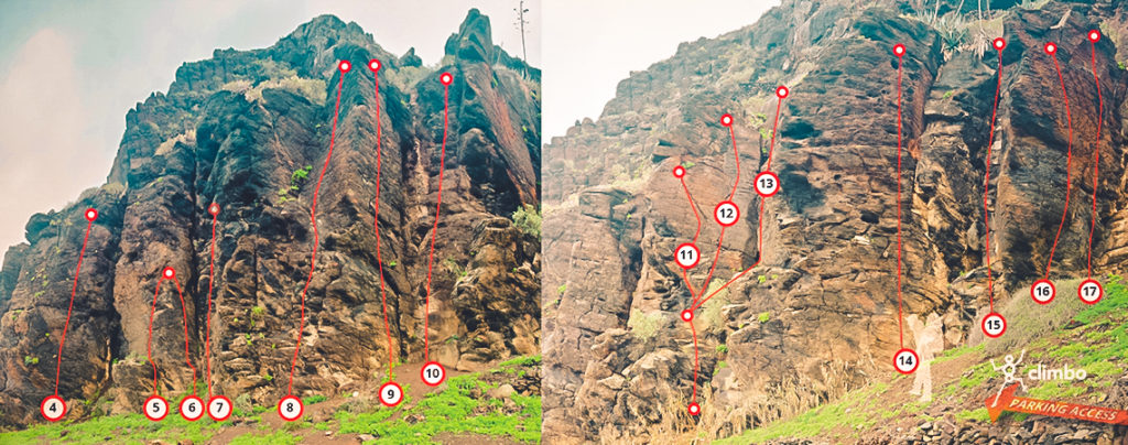 Croquis de escalada Quintanilla