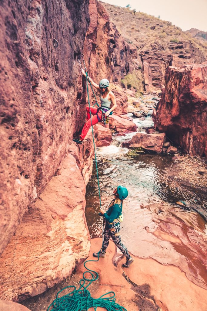 Climbing in La Sorrueda