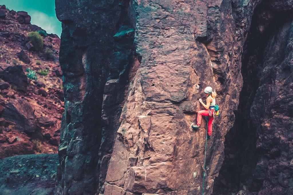Climbing in La Sorrueda